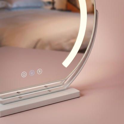 Juliette Halo Mirror, touch controls on the glass