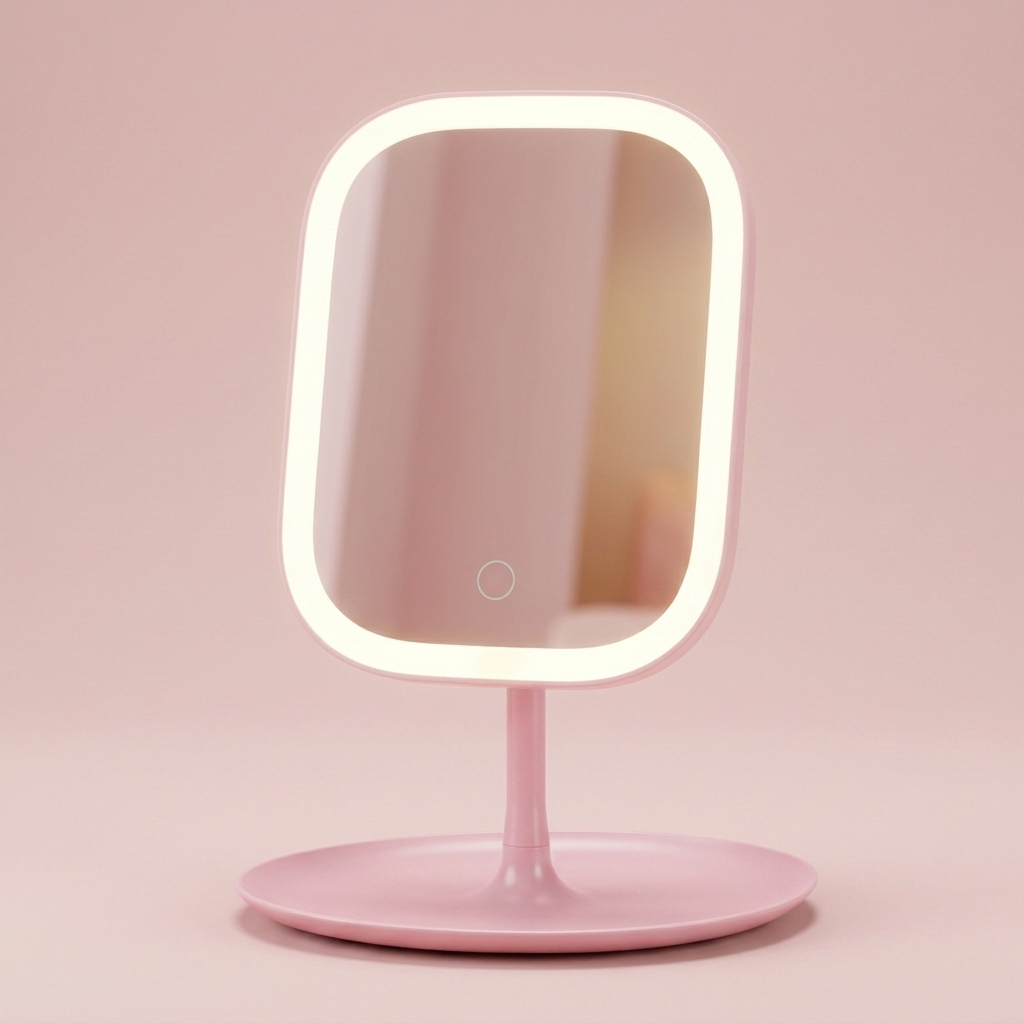 Mila Compact Mirror, sakura pink