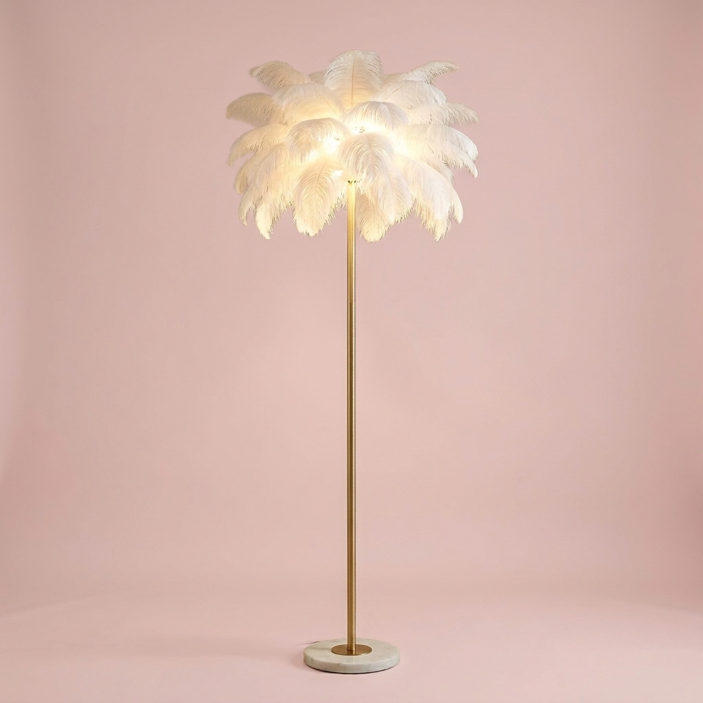Pluma Floor Lamp, white
